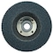 Weiler 4-1/2" Tiger Paw Abrasive Flap Disc, Conical (TY29), 80Z, 5/8"-11 UNC 51126 - alternate 2